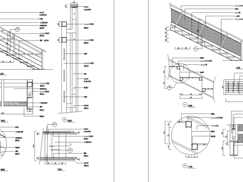  旋转楼梯节点大样 