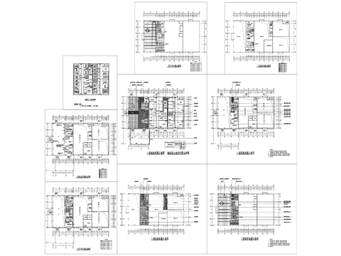  5一汽丰田特约店电气cad平面图 