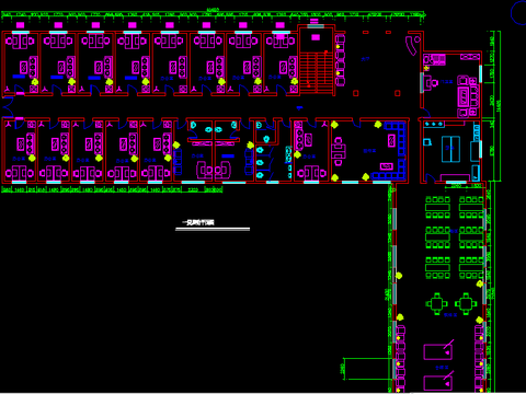  办公室cad平面图 
