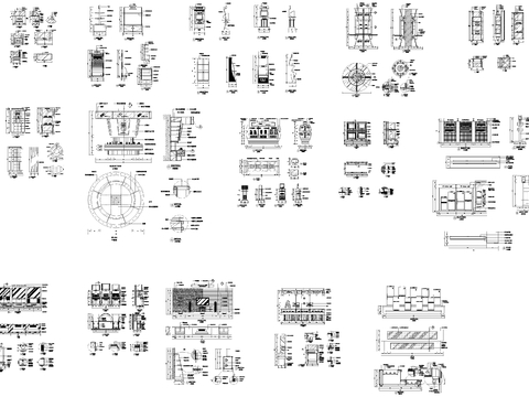  电器产品货架大样图 