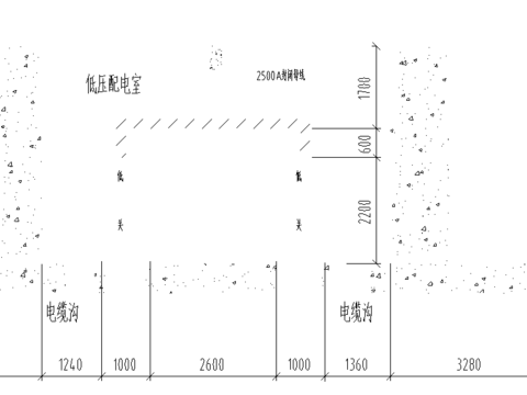  高低压变电所CAD工程图 