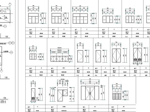  卫院建筑cad施工图 