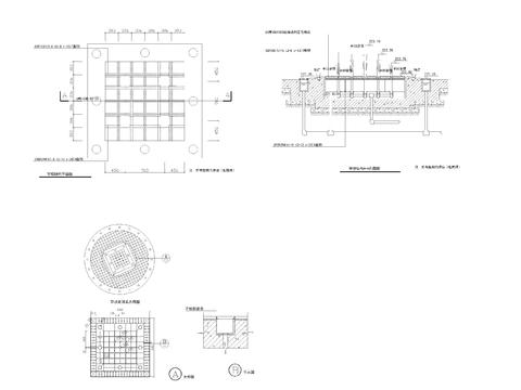  旱喷水景cad大样图 