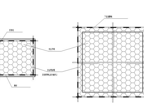  洞口防护图节点大样 