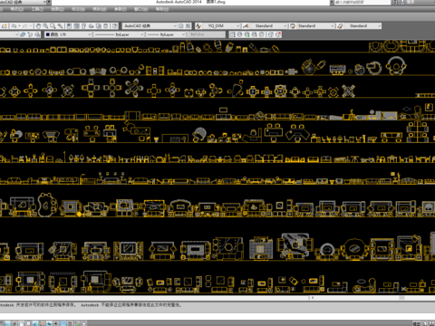  设计公司常用CAD图块图库 