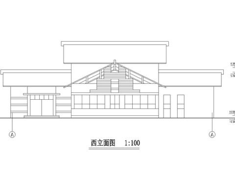  高压氧仓CAD施工图 