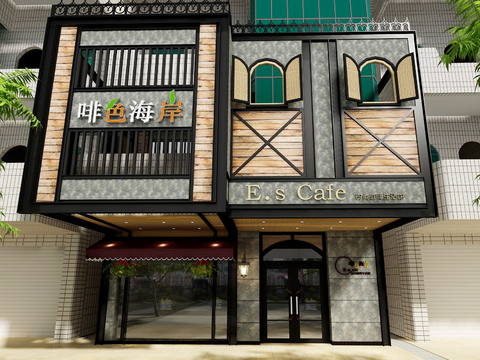  西餐咖啡店cad施工图 