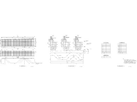  主桥过渡墩墩帽钢筋构造CAD节点大样 