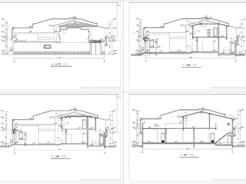  28.四合院建筑設(shè)計CAD施工圖 