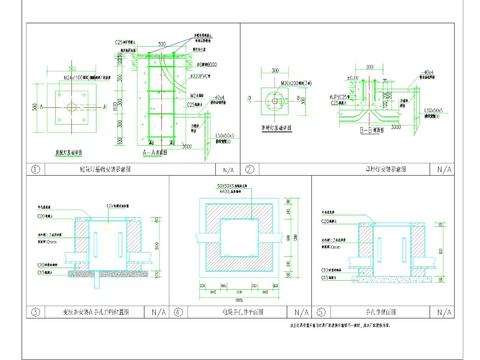  电气安装大样图 平面图 示意图 