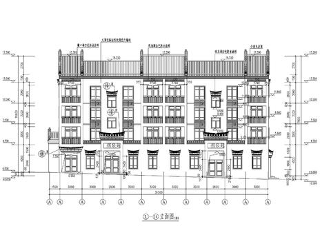  中式古建CAD施工图 