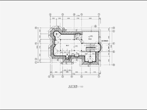  歐式別墅住宅設(shè)計cad施工圖 