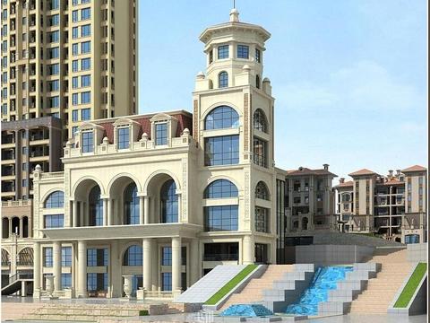  歐式建筑外墻cad施工圖 