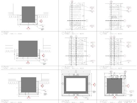  墙身造型节点大样 