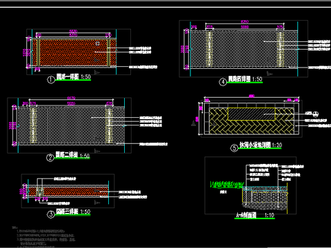  公园园路CAD节点大样 
