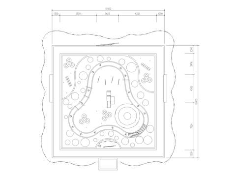  萌宠乐园cad平面图 