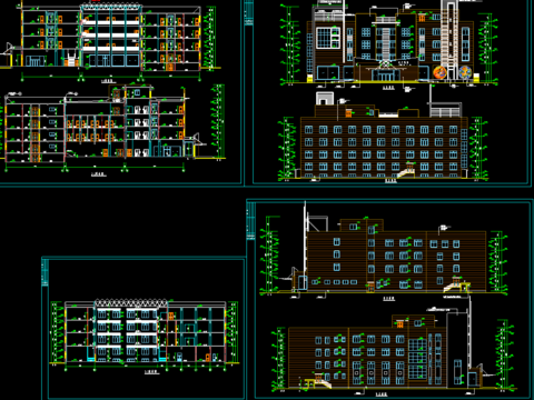  某宾馆洗浴部CAD施工图 
