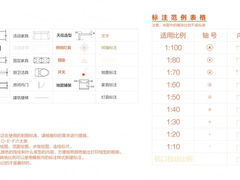  外观模版CAD施工图 