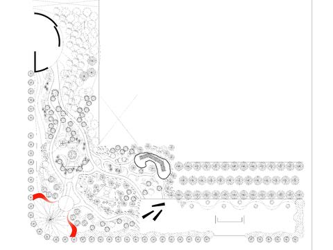  某游園綠化設(shè)計(jì)cad施工圖 