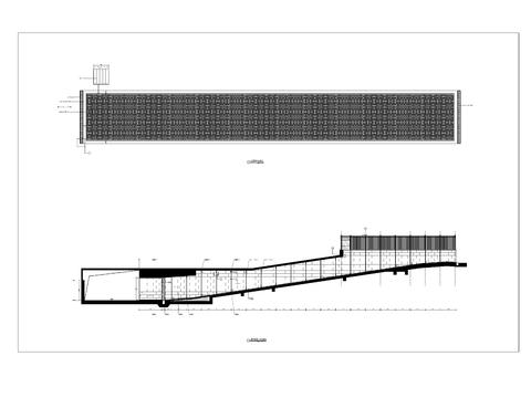  地下车库坡道cad大样图 