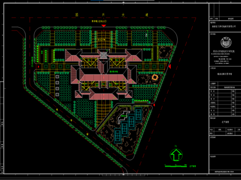  图书馆CAD施工图 