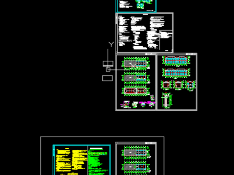  村部给排水cad施工图 