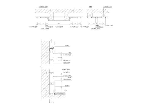  木饰面节点大样图 