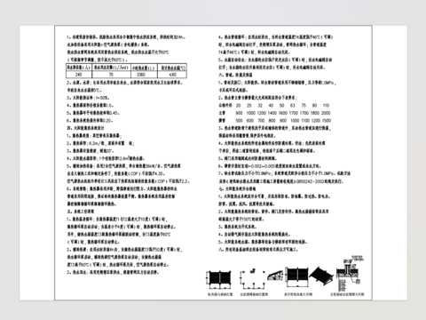  太阳能集热器说明cad图库 