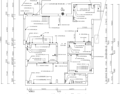  室内装修设计案例平面图 