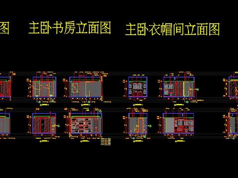  梁志天-深圳湾一号样板间全套施工图&效果图&材料表 