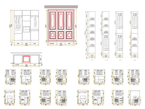  衣柜柜体格局研发 
