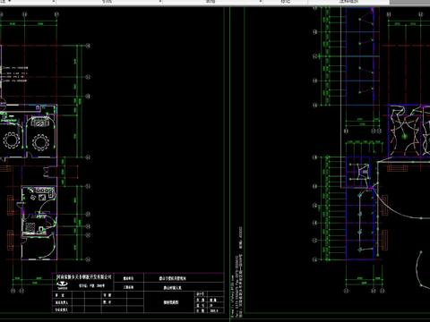  四合院建筑cad施工图 