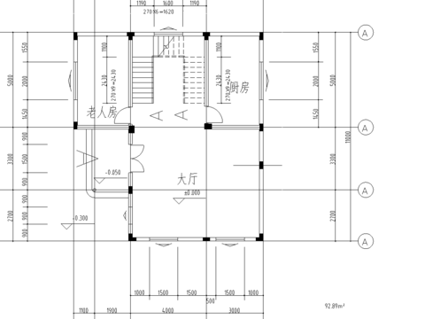  农村住宅CAD方案图 
