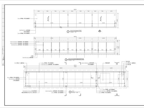  垃圾分类区域细部CAD施工图 