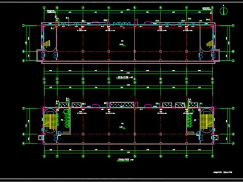  物流园12号商业给排水CAD施工图 