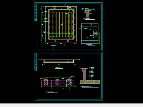  游泳池cad节点大样图 
