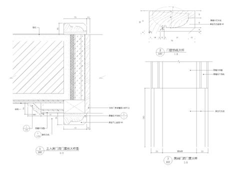  室内装修各种墙身大样详图 