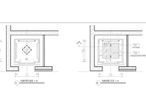 电梯轿厢CAD大样图 