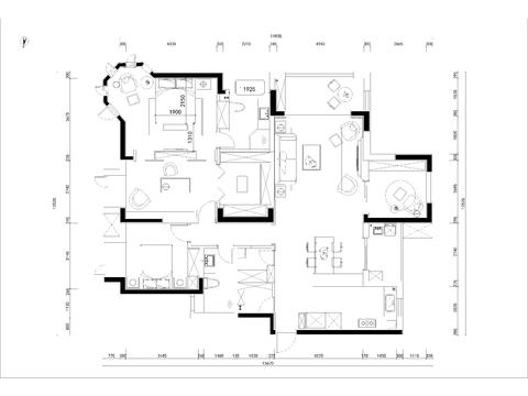  CAD家裝別墅全套cad施工圖 