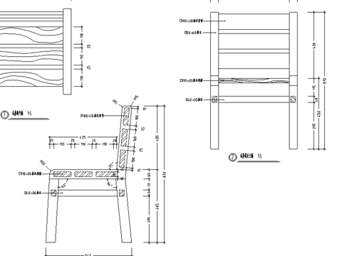  木家具节点大样图 