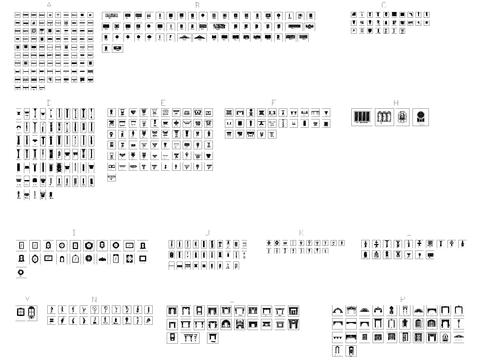  法式雕花砂岩cad图库 
