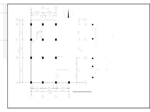  北方药店cad平面图 