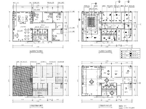  银行贵宾理财区平立剖节点大样 