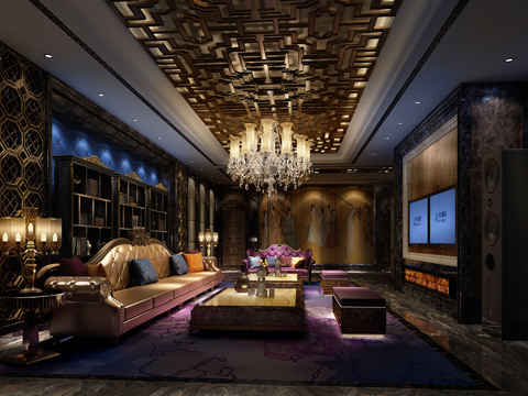  昆明万达文华酒店cad施工图 