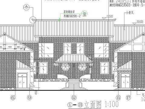  遵義某民居式度假村CAD施工圖 