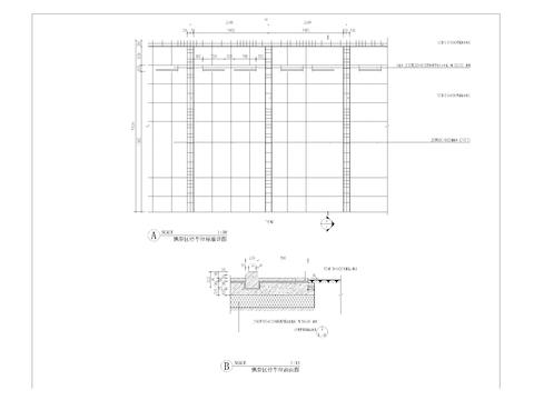  停车位标准cad大样图 
