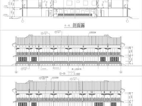  民居楼建筑CAD施工图 