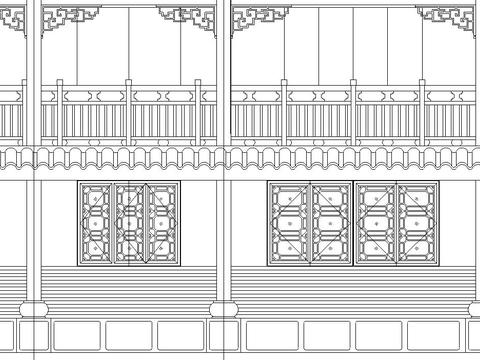  居民樓cad建筑立面圖 