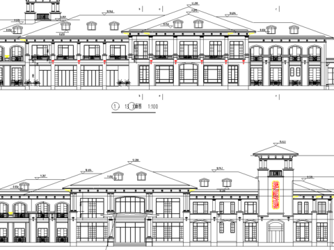  某小区公建会所CAD施工图 