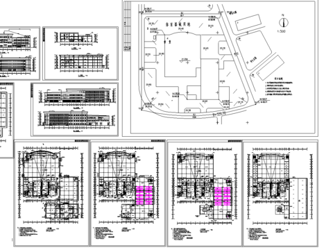  某學校食堂建筑CAD施工圖 